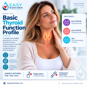 basic thyroid blood test, thyroid profile